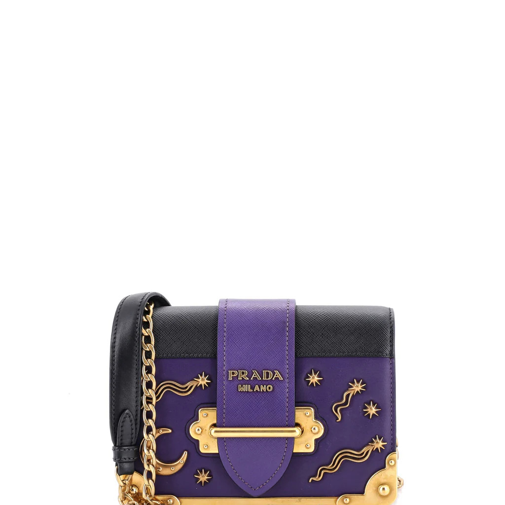 Cahier Crossbody Bag Embellished Leather Small | Rebag