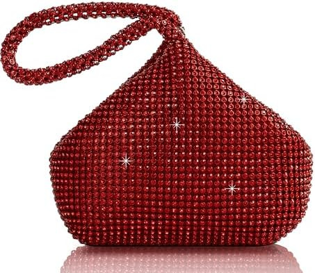 BABEYOND Women's Rhinestone Clutch Evening Bags Sparkly Glitter Triangle Purse for 1920s Party Pr... | Amazon (US)