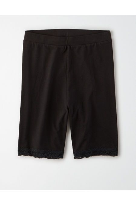 AE Highest-Rise Lace Trim Bike Short | American Eagle Outfitters (US & CA)