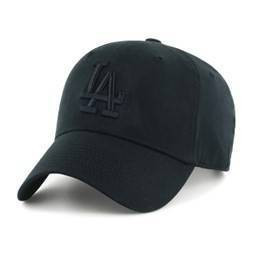 Los Angeles Dodgers Baseball Hat - Black: MLB Cotton Adjustable Strap, Team Logo, Adult One Size | Target