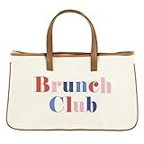 Slant Collections Canvas Tote, 20" x 11", Brunch Club | Amazon (US)