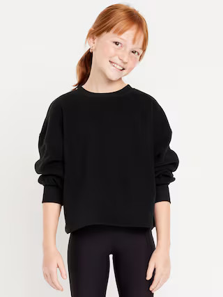 Long-Sleeve Microfleece Top for Girls | Old Navy (US)