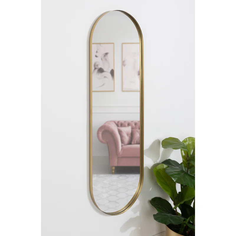 Fabron Metal Oval Wall Mirror | Wayfair North America