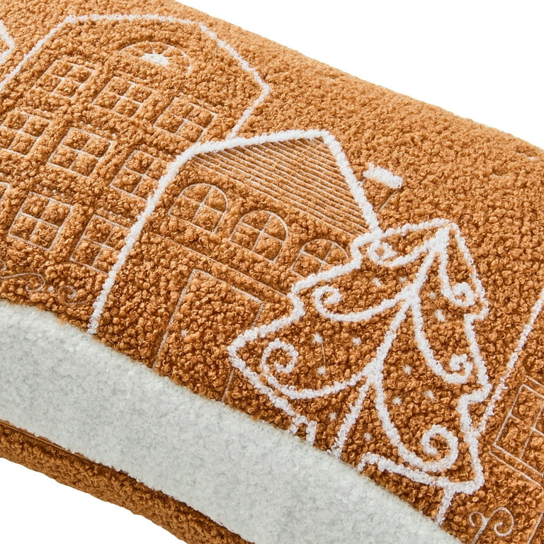 My Texas House 14" x 24" Gingerbread Village Decorative Pillow Cover | Walmart (US)