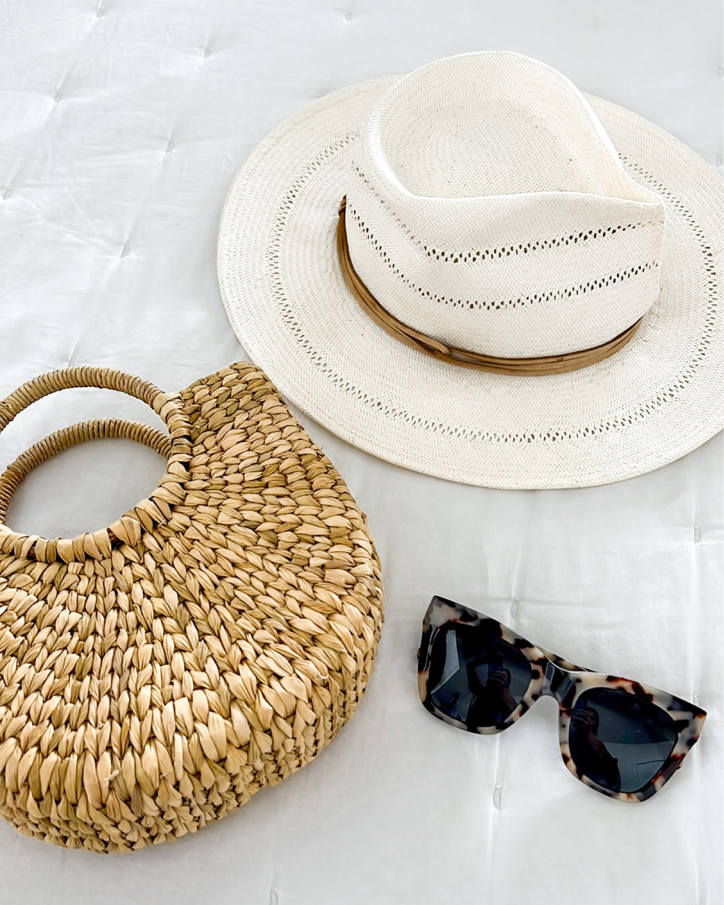 How I’m accessorizing for spring … straw hat, sunnies & a cute woven bag 🌸 #springdress #springoutfits #beachwear #resortwear 

#LTKFind #LTKstyletip #LTKtravel
