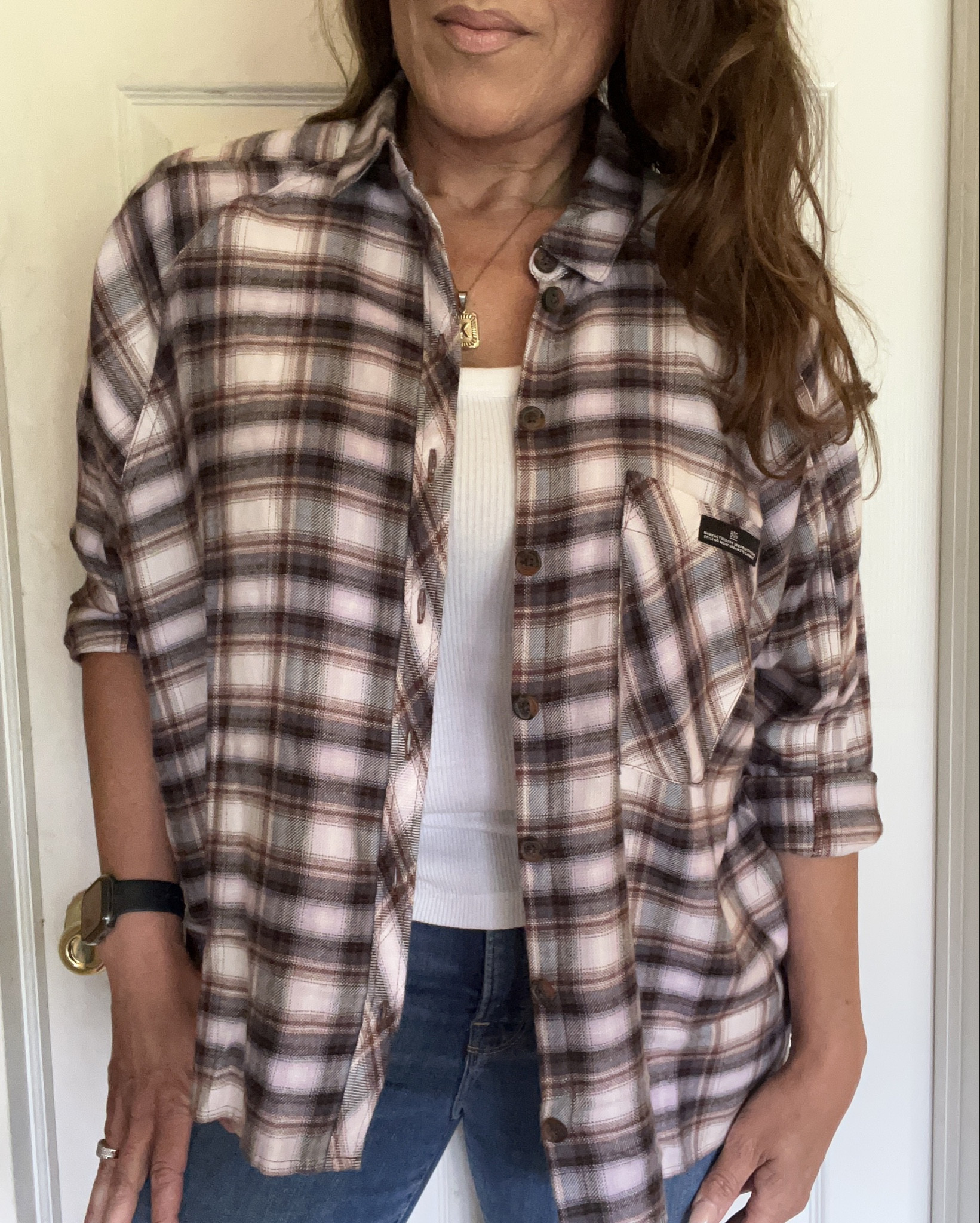 The Nordstrom Anniversary Sale ends Sunday! Shop now before prices go up on August 5th! I always snag one of the plaids during the Nordstrom Anniversary Sale because this brand is sooo soft! I picked up both colorways and they are both still in stock! This one has a pretty hint of a pink hue. Wearing a small. Under $40, Love the oversize fit of this plaid and it hangs down lower in the back for booty coverage. Paired it with a pair of skinny jeans I got from the sale and a basic ribbed tank. NSALE 2024, Nordstrom Sale bestseller, #LaidbackLuxeLife

Shirt: S
Tank: S
Jeans: 8

Follow me for more fashion finds, beauty faves, lifestyle, home decor, sales and more! So glad you’re here!! XO, Karma

#LTKxNSale #LTKSaleAlert #LTKFindsUnder50