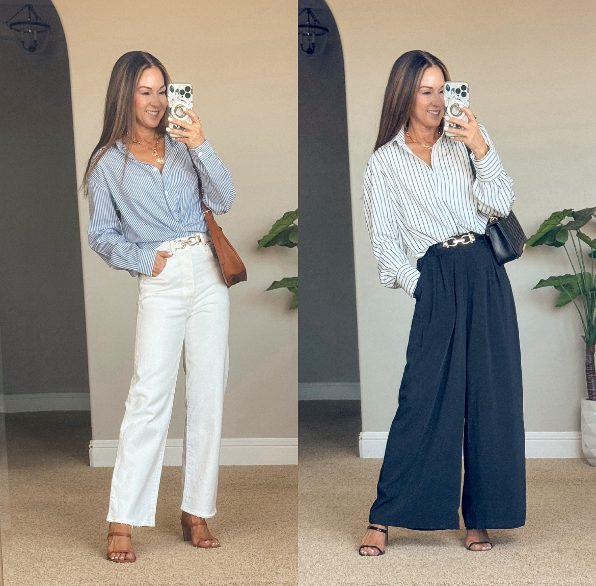 Fall Teacher Outfit Inspo 

I am wearing size S in both button down tops and tank top, 25 straight leg jeans, XS short wide leg trousers - TTS!

Workwear  work style  elevated outfit  teacher outfit  teacher style  button down  wide leg pants  jeans  white jeans  denim  back to school  EverydayHolly

#LTKSeasonal #LTKStyleTip #LTKWorkwear