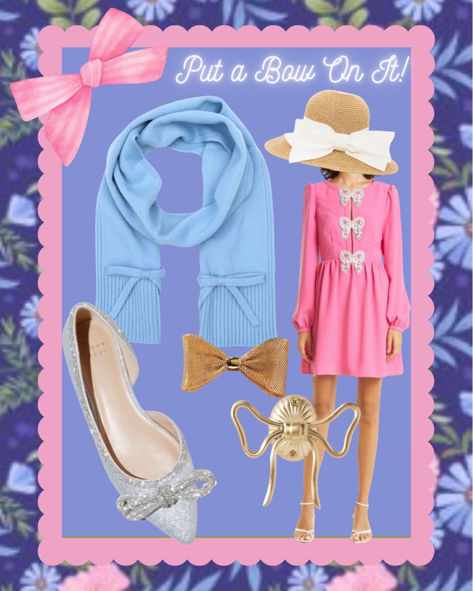 These bow shoes are selling fast so grab them now if you want them!
This packable hat is from Tuckernuck and it’s the best and cutest packable beach hat ever!!


decor inspiration | grandmillennial | southern living | chinoiserie | home decor | coastal | traditional | classic | granny chic | blue and white | pink bows | ruffle | preppy style 

#LTKfindsunder50 #LTKstyletip #LTKshoecrush