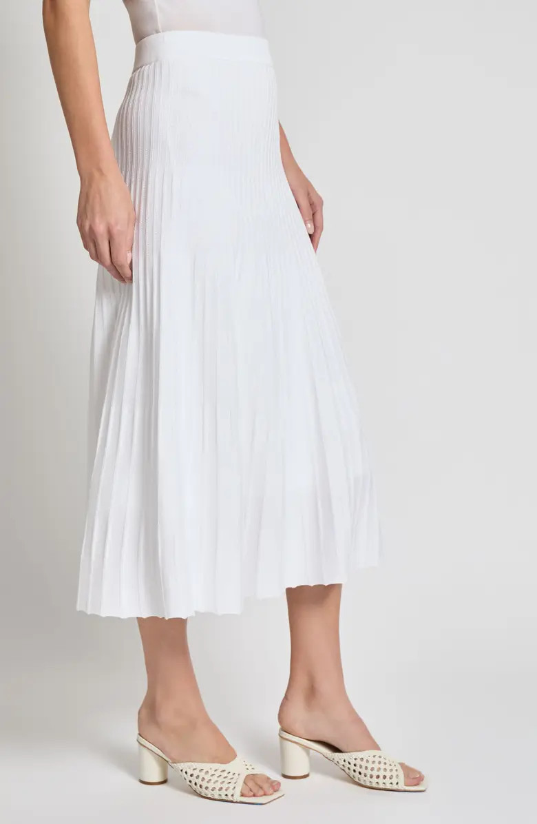 Misook Heritage Fit Rib Knit Midi Skirt | Nordstrom | Nordstrom