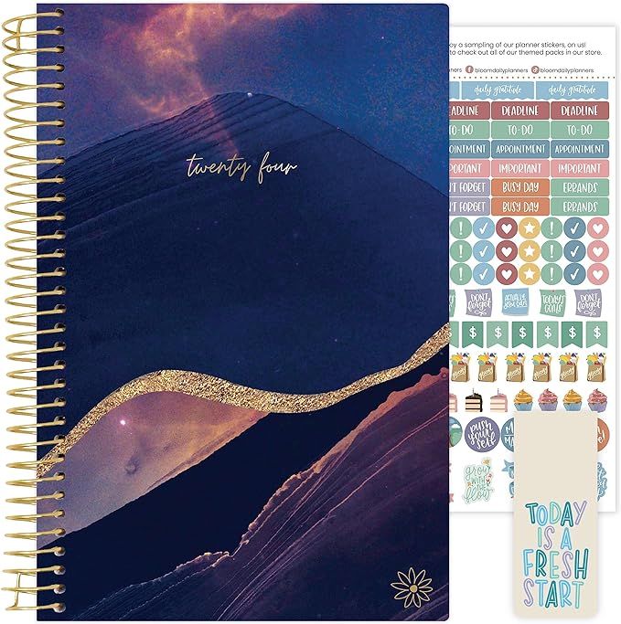 bloom daily planners 2024 Calendar Year Day Planner (January 2024 - December 2024) - 5.5” x 8.2... | Amazon (US)