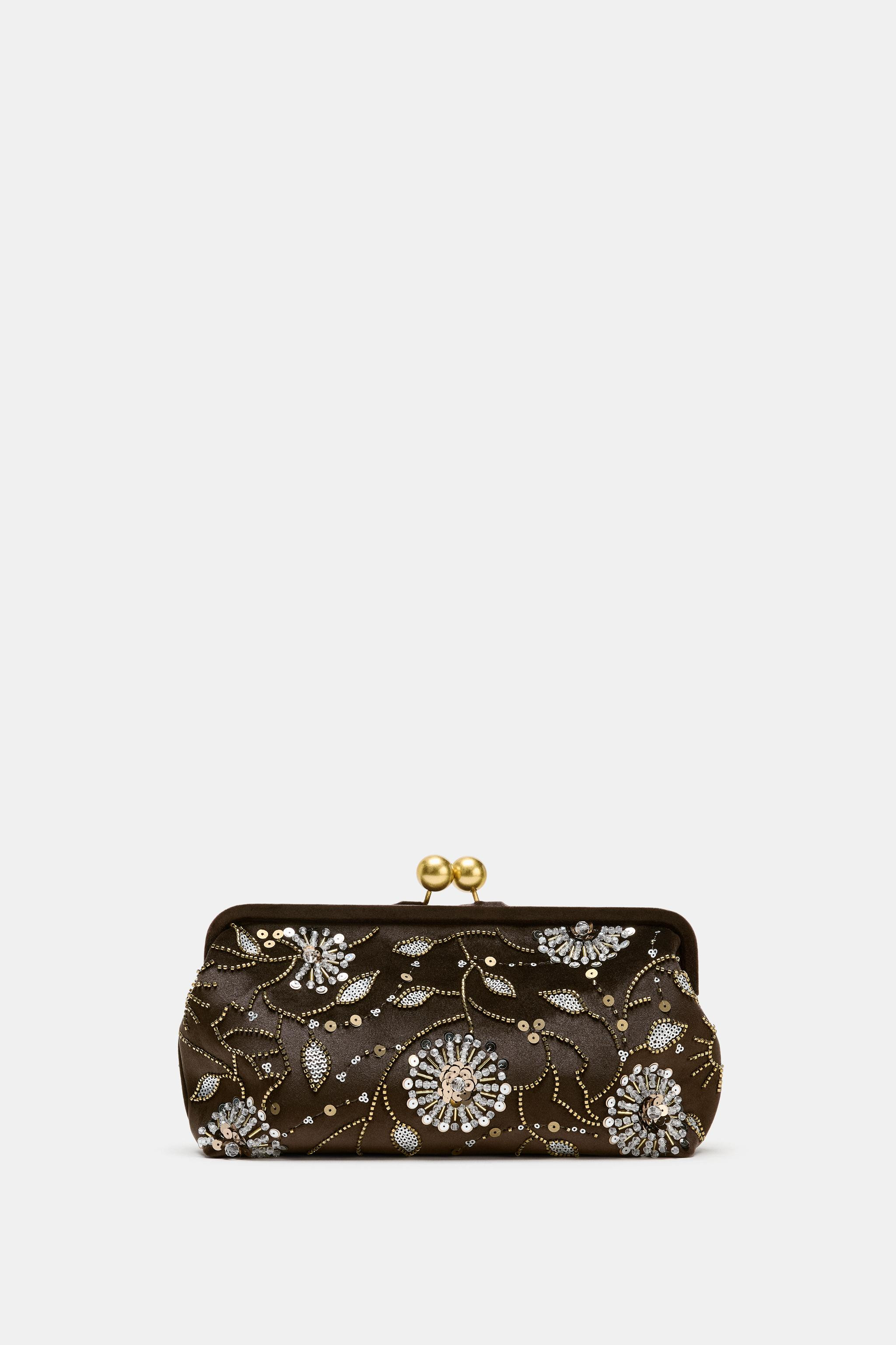 APPLIQUÉ CLUTCH BAG | Zara US
