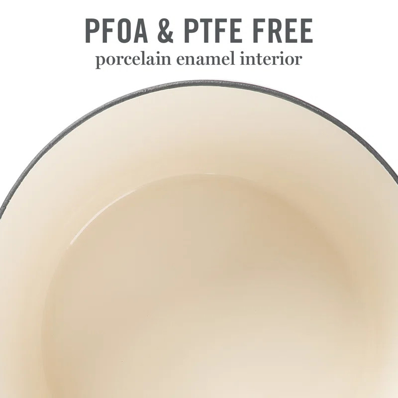 Martha Stewart Gatwick 7 qt. Cast Iron Round Dutch Oven with Lid | Wayfair North America