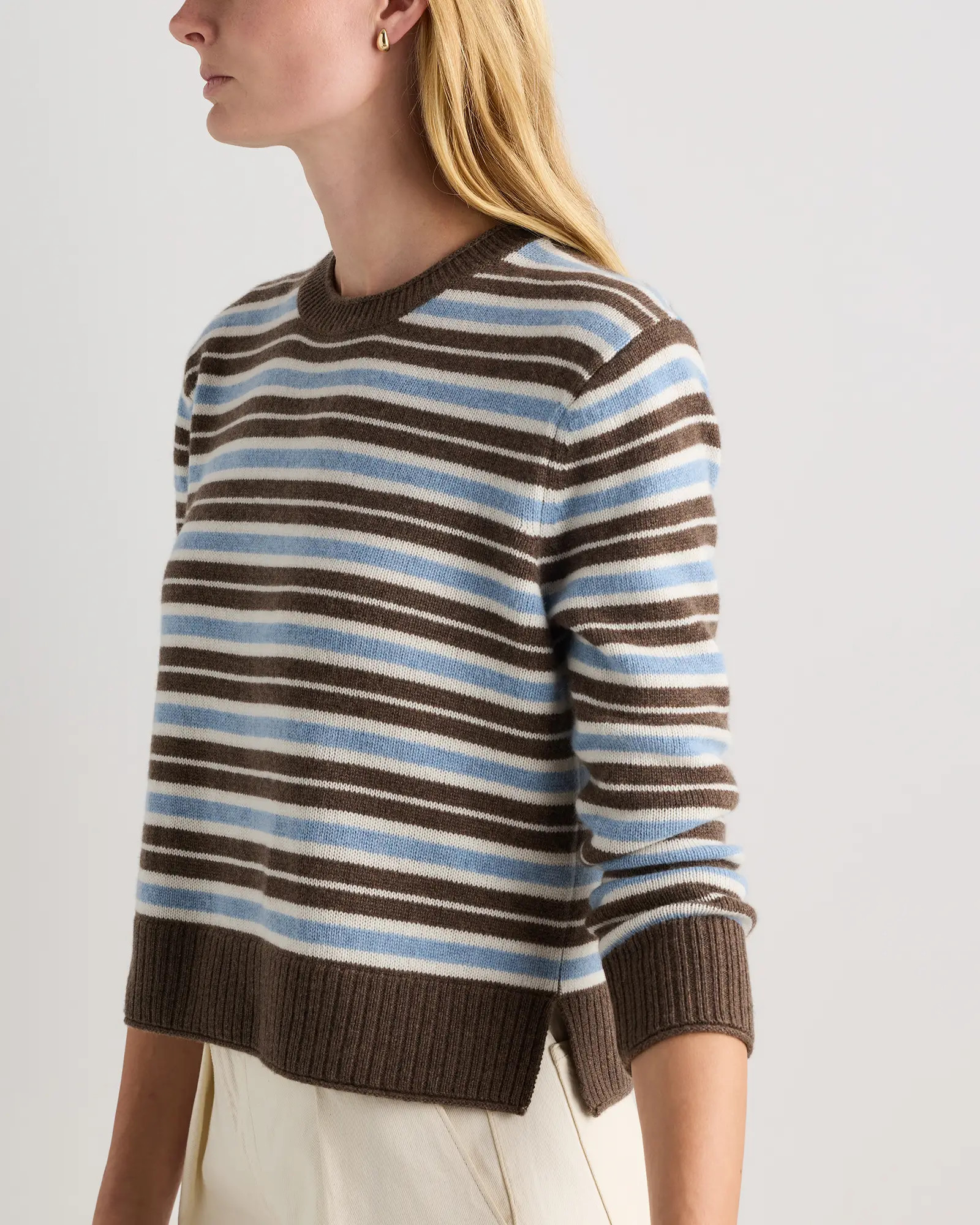 Mongolian Cashmere Boxy Crewneck Sweater | Quince