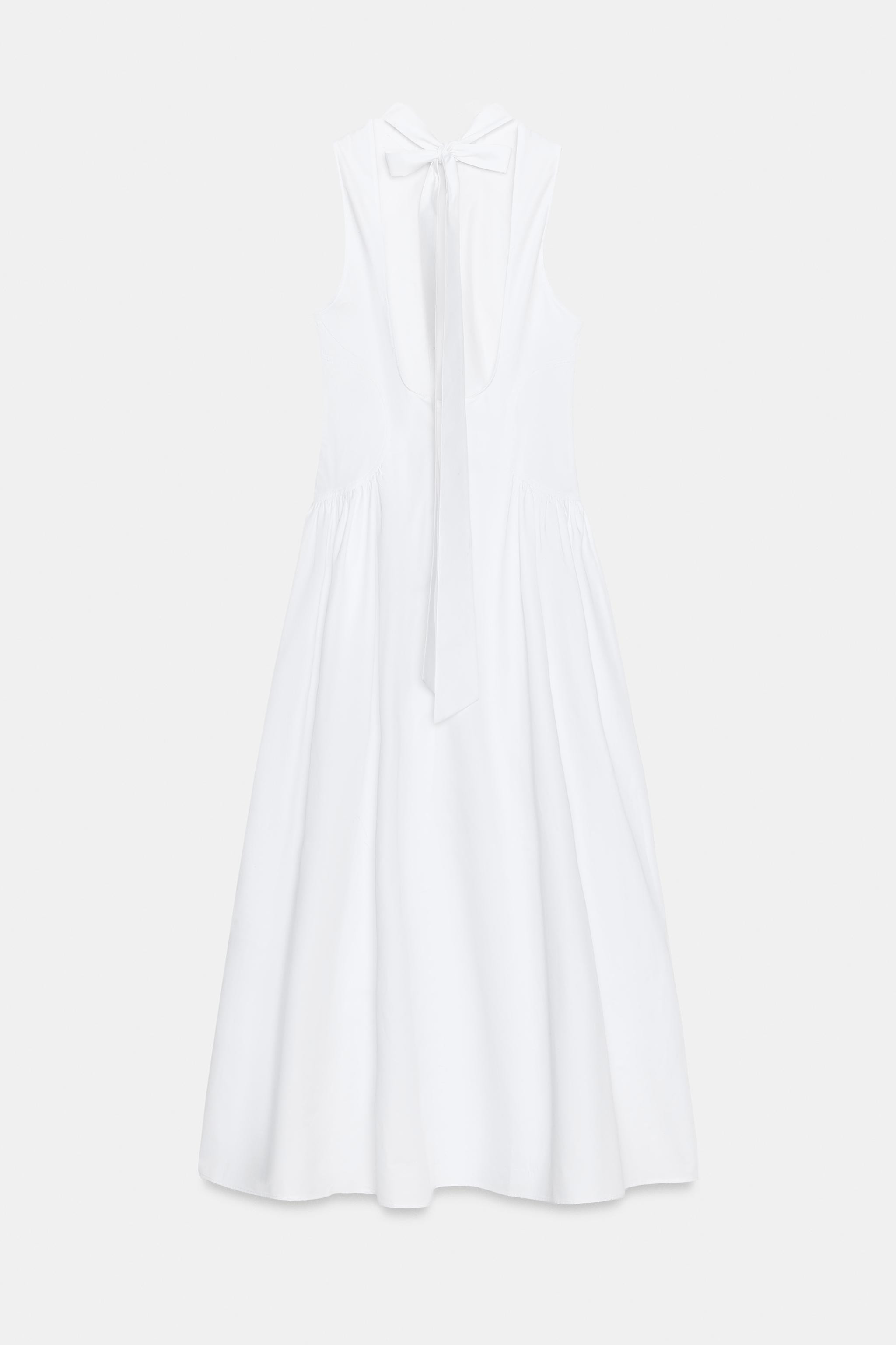 OPEN BACK MIDI DRESS | Zara UK