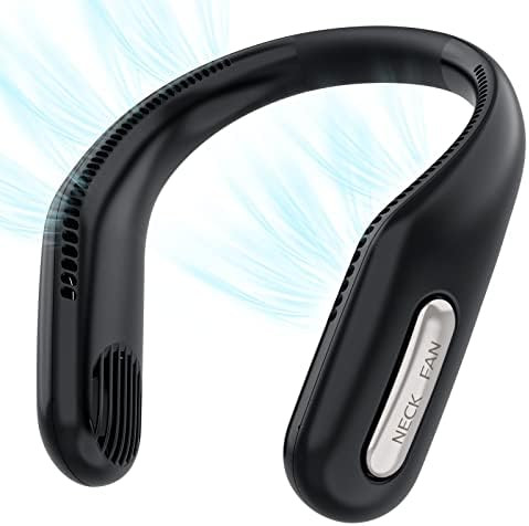 Portable Neck Fan - Yolidas Hands Free Bladeless Neck Fan, Cooling Hanging Fan, USB Rechargeable ... | Amazon (US)
