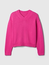 Oversized V-Neck Sweater | Gap (US)