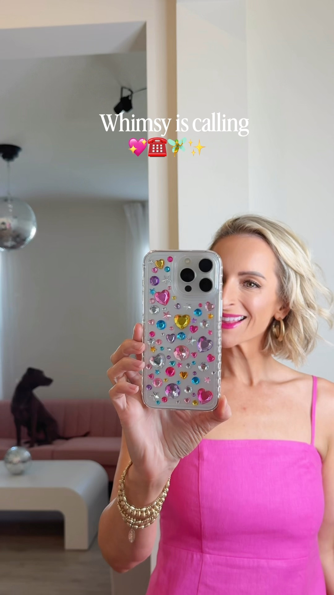 Whimsymaxxing my phone 💎✨ A clear phone case + rhinestone stickers = the easiest little upgrade!

#LTKxWalmart