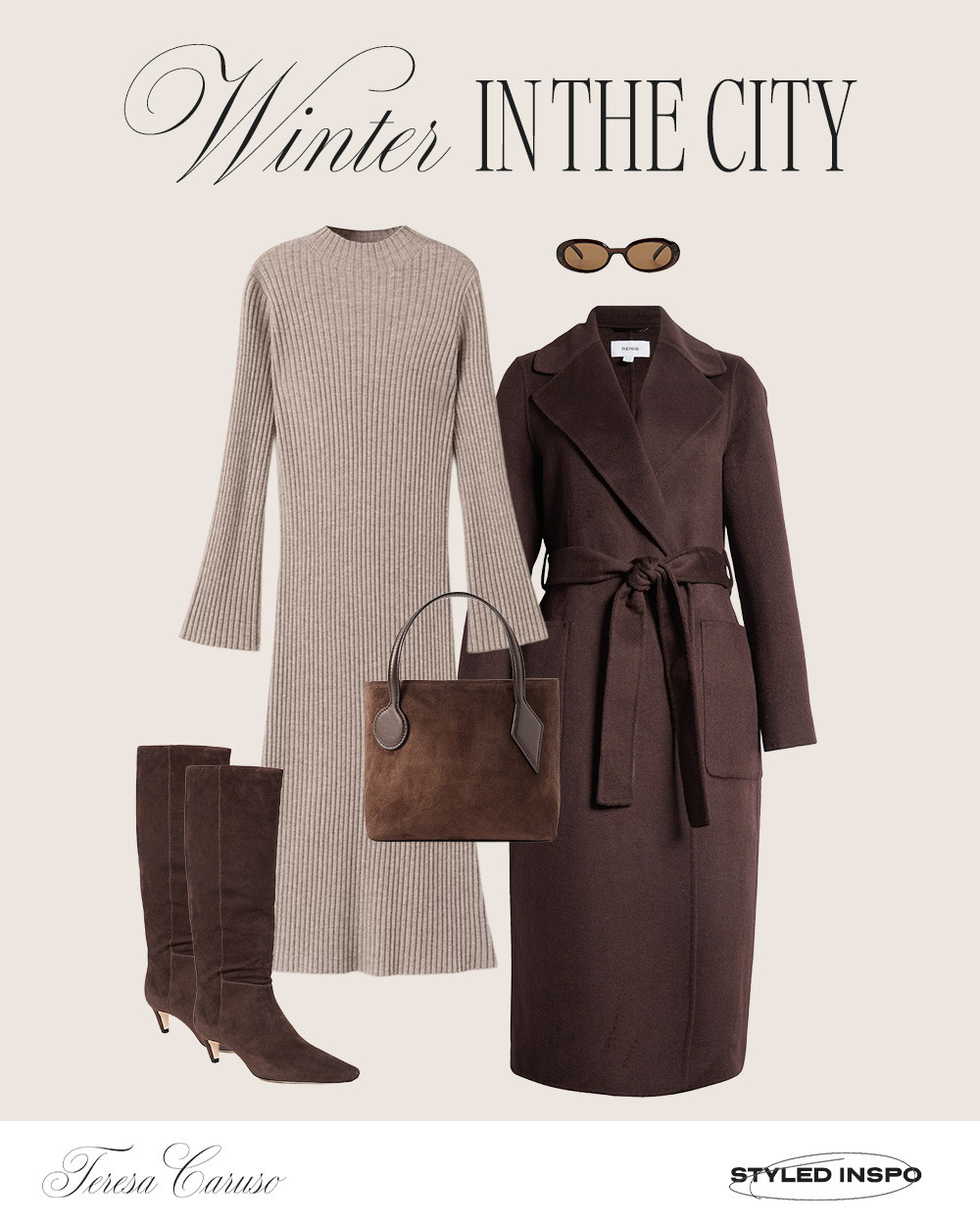 Winter In The City 

 #LTKHoliday #LTKootd #LTKSeasonal