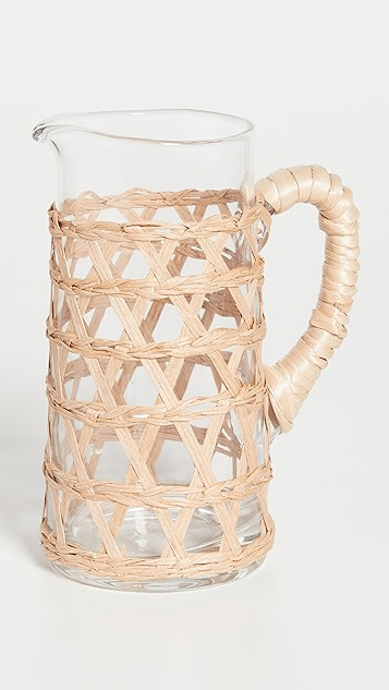 Hand-Woven Lattice Pitcher | Shopbop