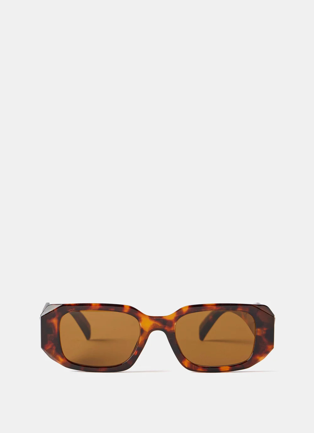 Brown Rectangular Sunglasses | Mint Velvet
