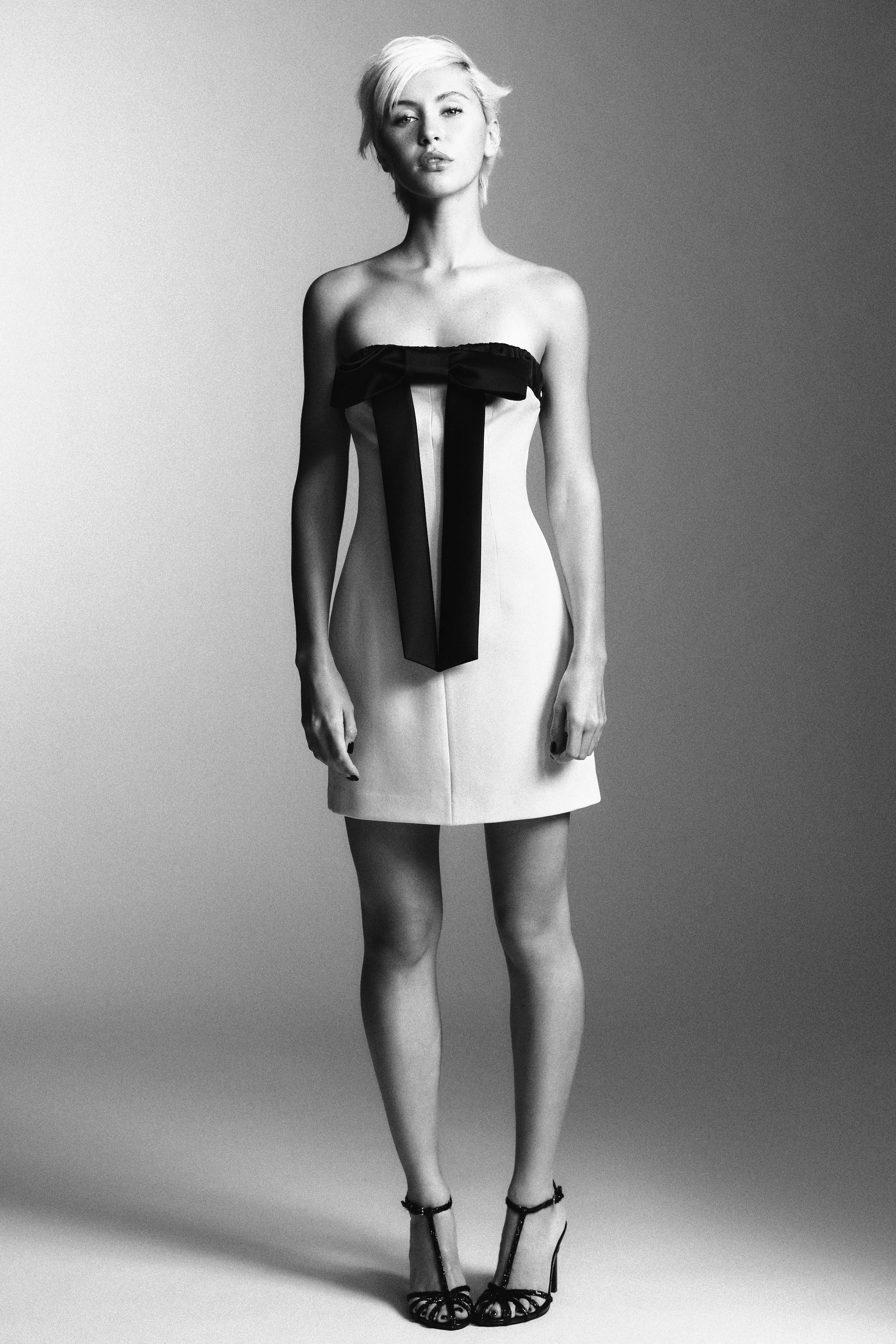 STRAPLESS BOW DRESS | Zara US