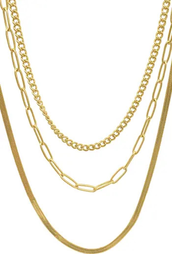 Mixed Chain Necklace Set | Nordstrom Rack