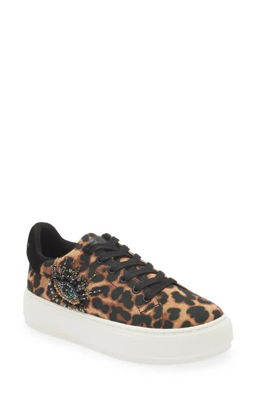 Kurt Geiger London Laney Eye Sneaker in Medium Brown at Nordstrom, Size 7.5Us | Nordstrom