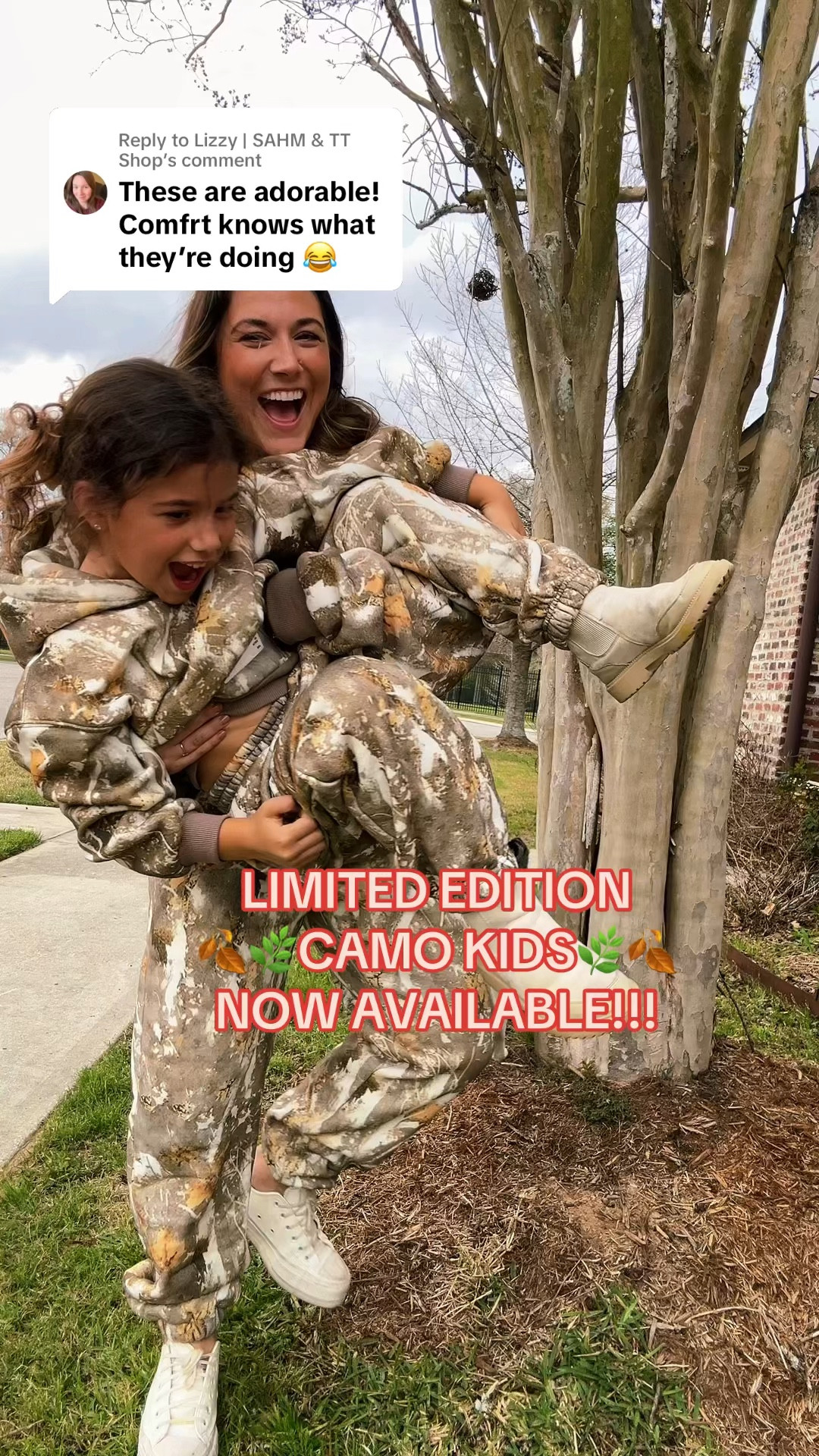 IN LOVE with these camo matching sets 🍂🌿

#LTKFamily #LTKKids #LTKSpringSale