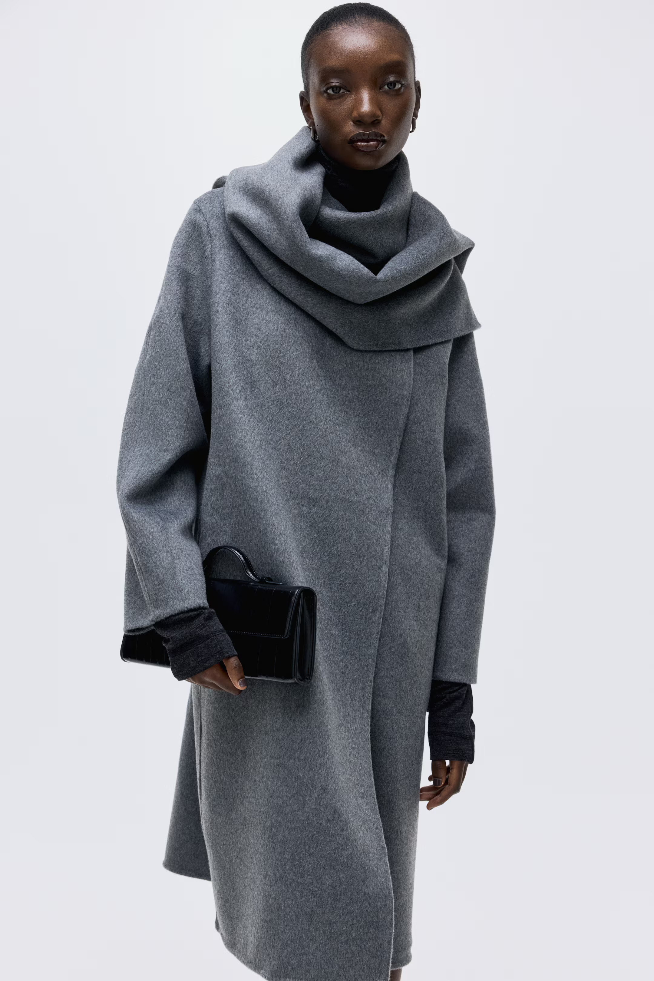 Handgefertigter Mantel aus Wollmix - Grau - Ladies | H&M AT | H&M (DE, AT, CH, NL, FI)