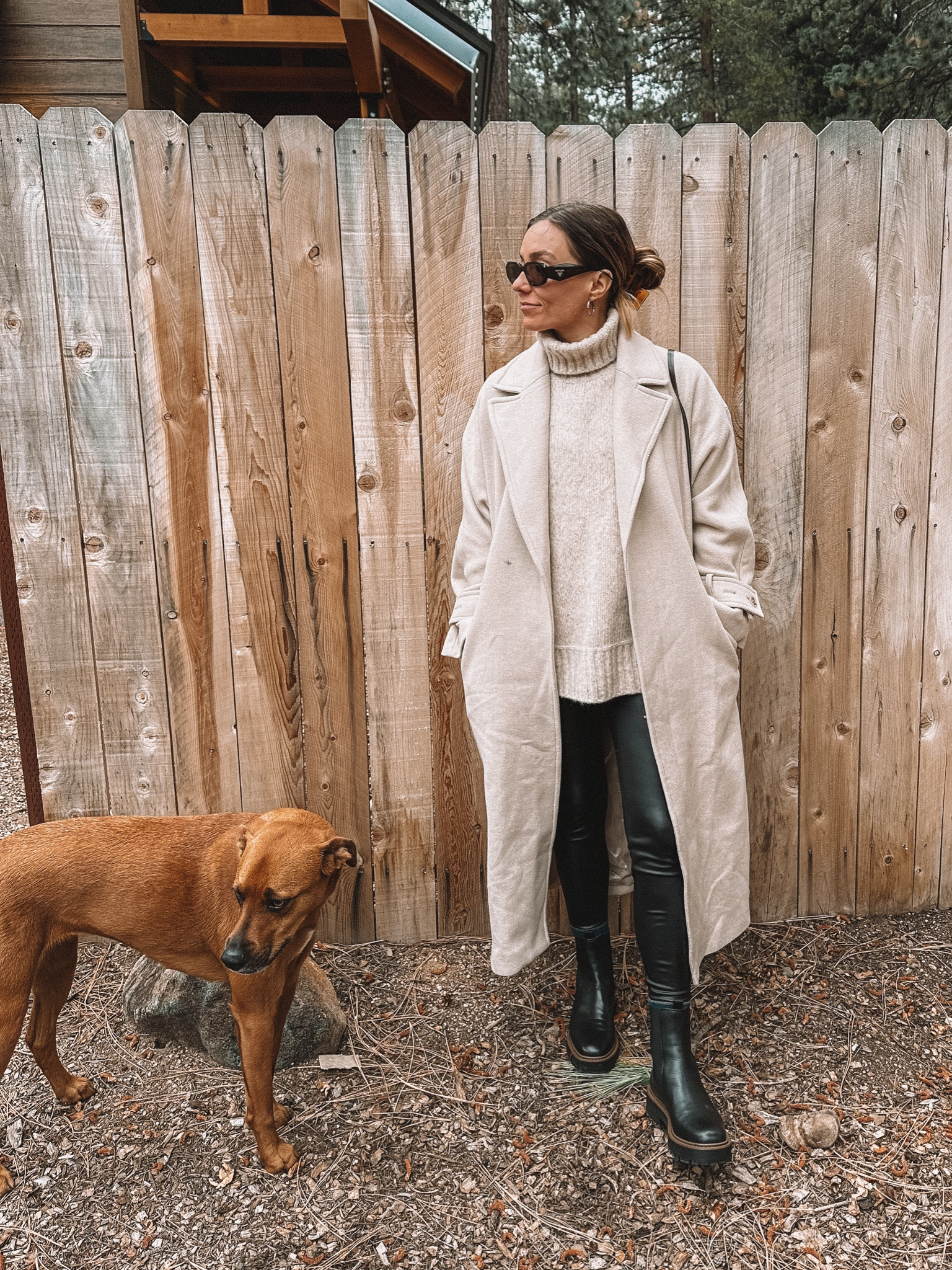 I just don’t ever want to wear jeans, ya know 🤑
Obsessed with these faux leather mango leggings paired with the coziest Everlane oversized turtleneck sweater & Zara wool trench.
I’ve tagged other options for look alike cozy wear too 🤌🏼
Boots are lug sole chunky Chelsea boots by Sam Edelman & soooo comfy!

#LTKstyletip #LTKSeasonal #LTKworkwear