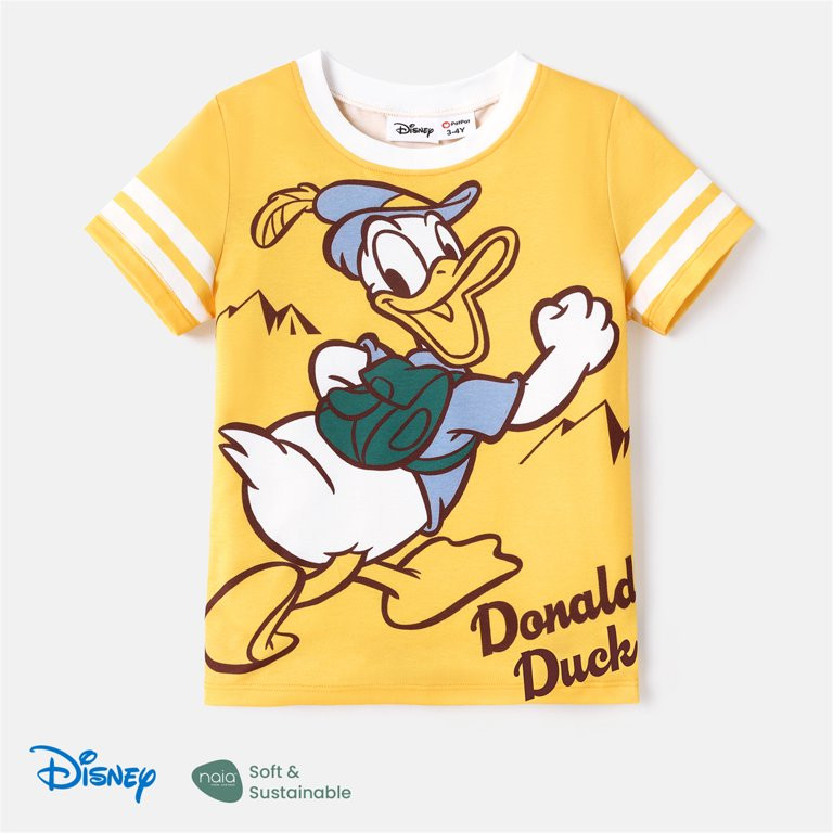 Disney Mickey Mouse Toddler Boy Character & Letter Print Naia™ Short Sleeve T-Shirts | Walmart (US)