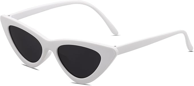 SOJOS Retro Vintage Narrow Cat Eye Sunglasses for Women Clout Goggles Plastic Frame Cardi B SJ204... | Amazon (CA)