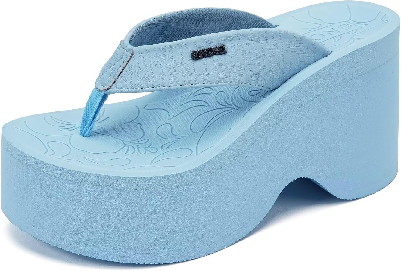 ONCAI Women\u2019s Platform Chunky Sandals With Arch Support Trendy Fashion Summer Vacation Wedge... | Amazon (US)