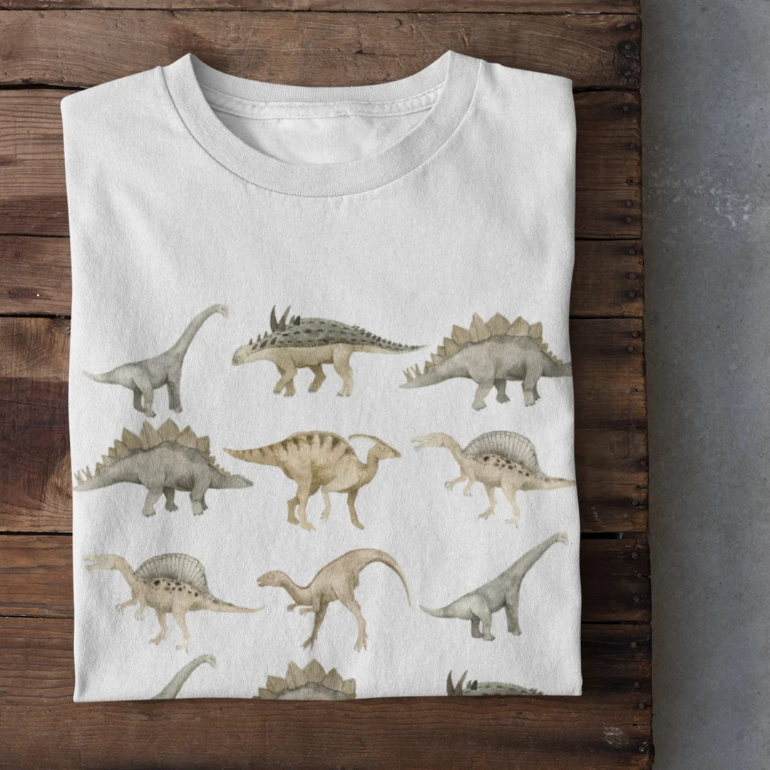 Dinosaur Tshirt Dinosaurs T-shirt Made in UK Lovely - Etsy UK | Etsy (UK)