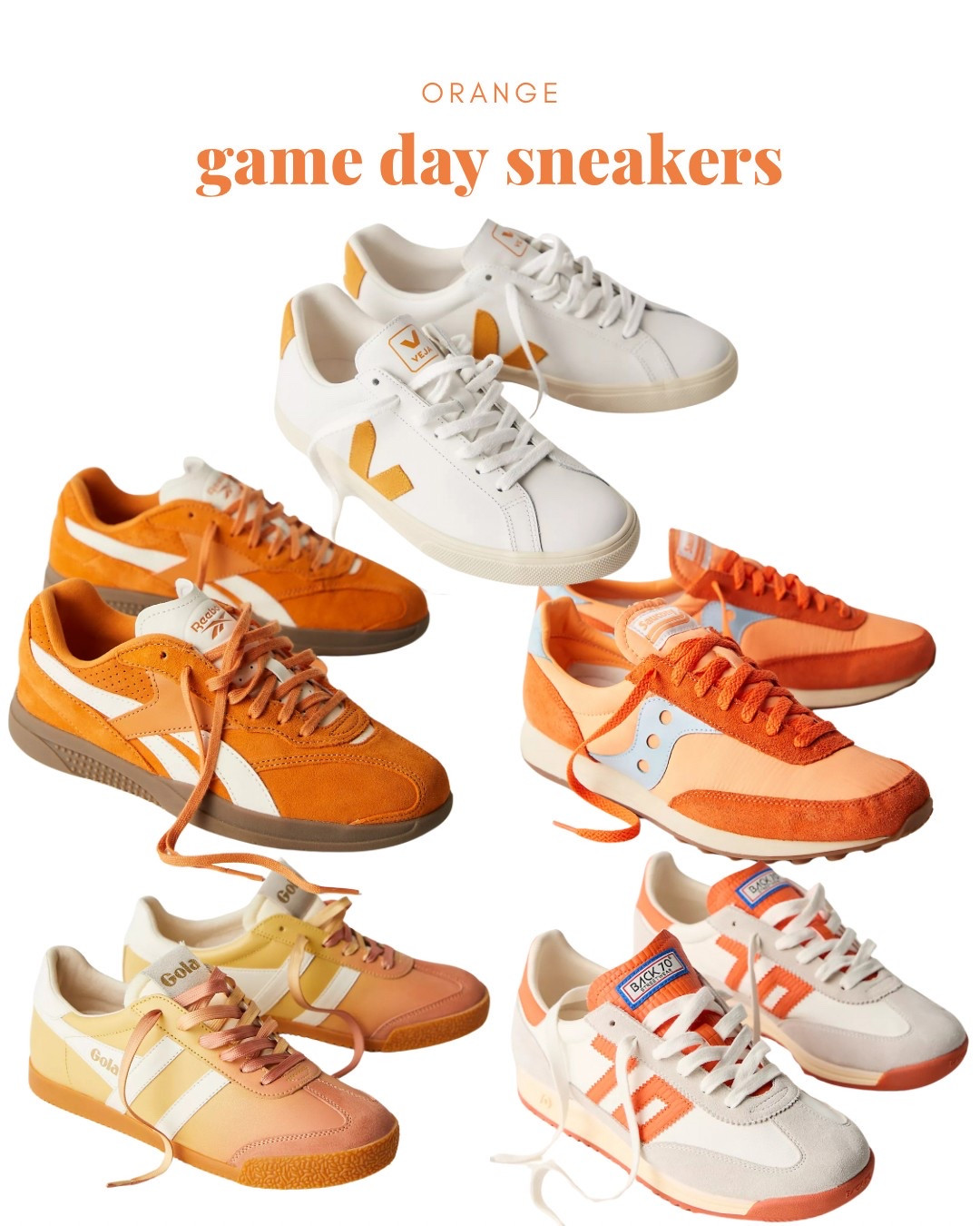 Orange game day sneakers.

Sports Mom. Hockey Mom. Baseball Mom. Softball Mom. Basketball Mom. Football Mom. Cheer Mom. Volleyball Mom. Game Day Outfit.

#LTKShoeCrush
