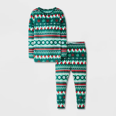 Toddler 2pc Snuggly Soft Snug Fit Christmas Pajama Set - Cat & Jack™ | Target