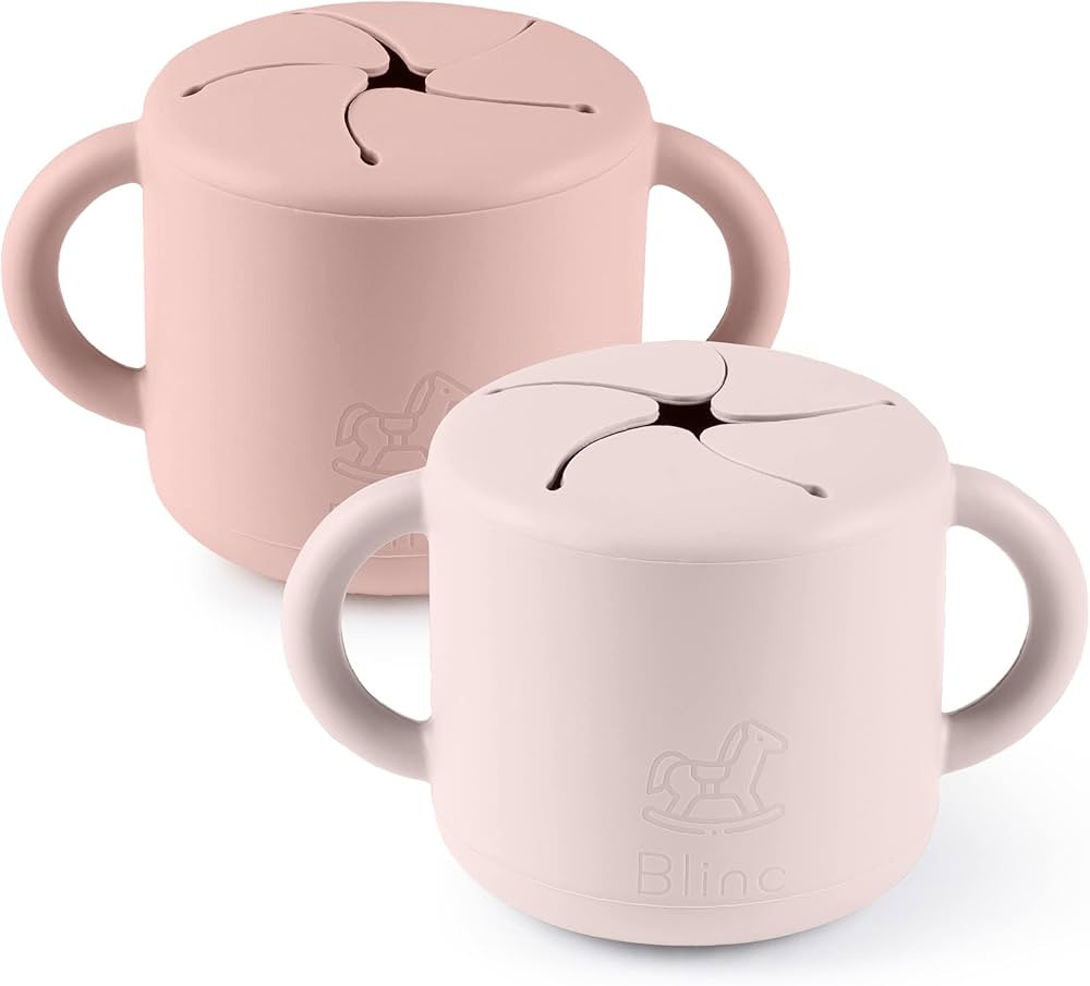 blinc Snack Cups for Toddlers - No Spill Silicone Snack Cup - Non Spillable Baby Food Containers ... | Amazon (US)