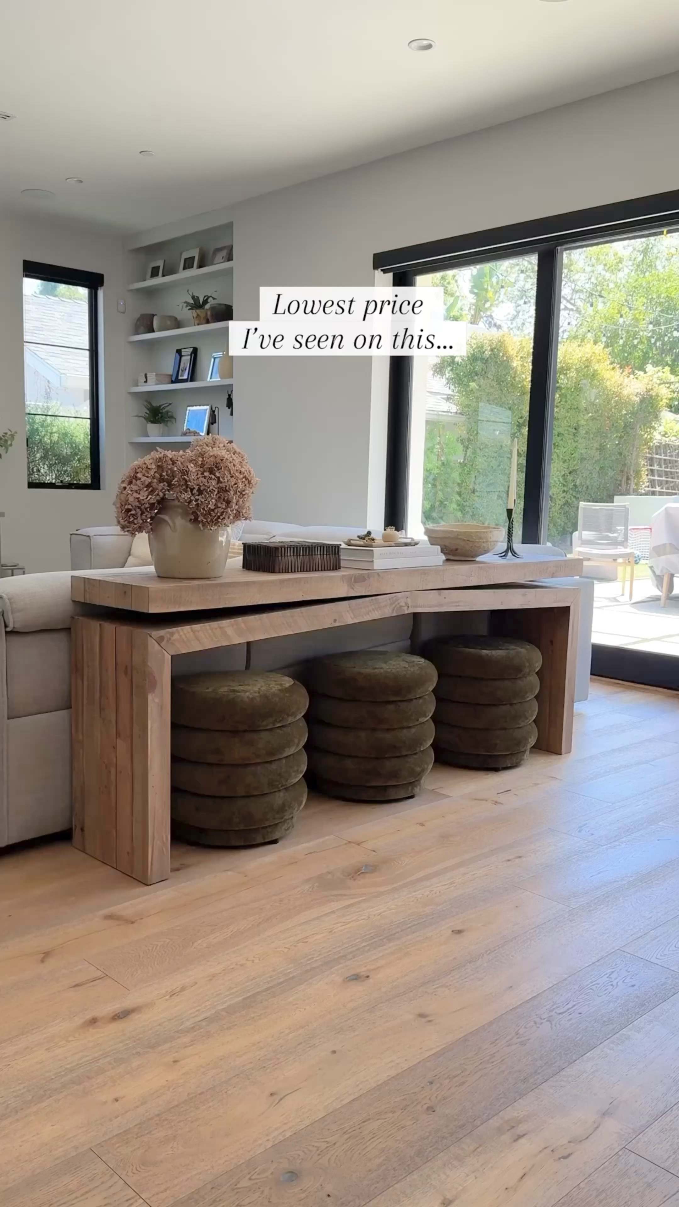 Last day of the sale! I  can’t believe the price on this award winning console AND it comes with free delivery! This entryway Table makes such a statement in a room with the beautiful design and distressed wood is my absolute favorite. It’s great quality quality and gets compliments all the time! This deal won’t last! This is the 78 inch

Green ottoman vintage vase hydrangeas dried flowers box candle holder candles McGee brown vase Wayfair wood console table entryway table vintage furniture  birch lane love


#LTKFindsUnder100 #LTKSaleAlert #LTKHome