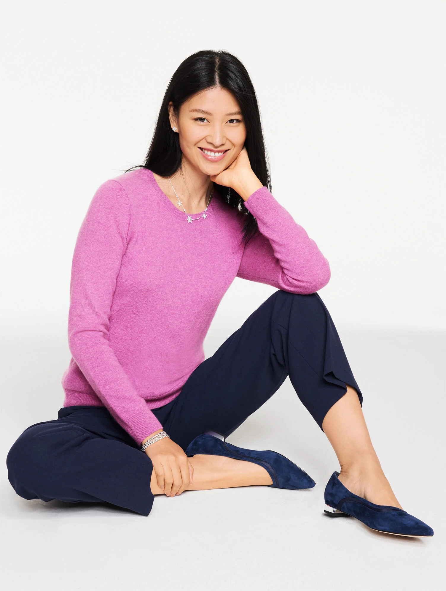 Cashmere Crewneck Sweater | Talbots