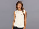 Rebecca Taylor - S/S Guipure Lace Tank (Cream) - Apparel | Zappos