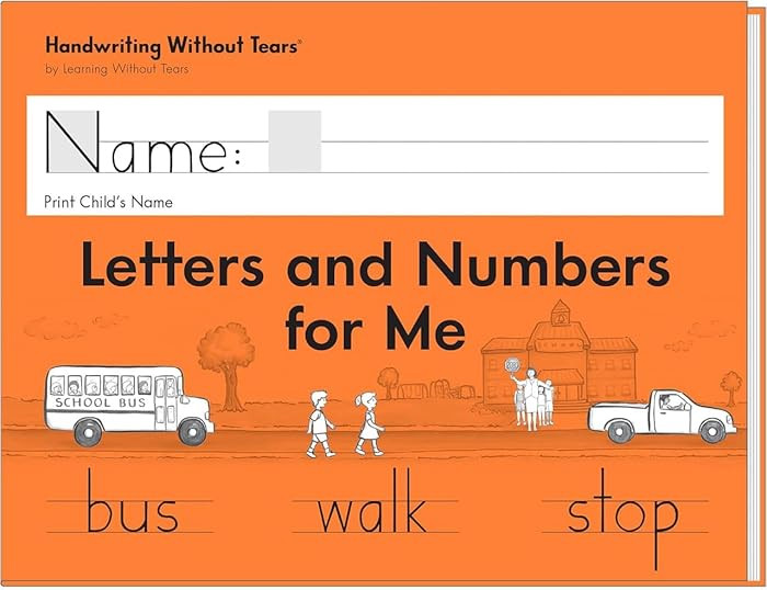 Learning Without Tears, Letters and Numbers for Me, Student Workbook, Age 5+, Kindergarten, Handw... | Amazon (US)