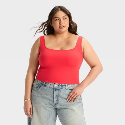 Women's ButterBliss Square Neck Tank Top - Wild Fable™ | Target