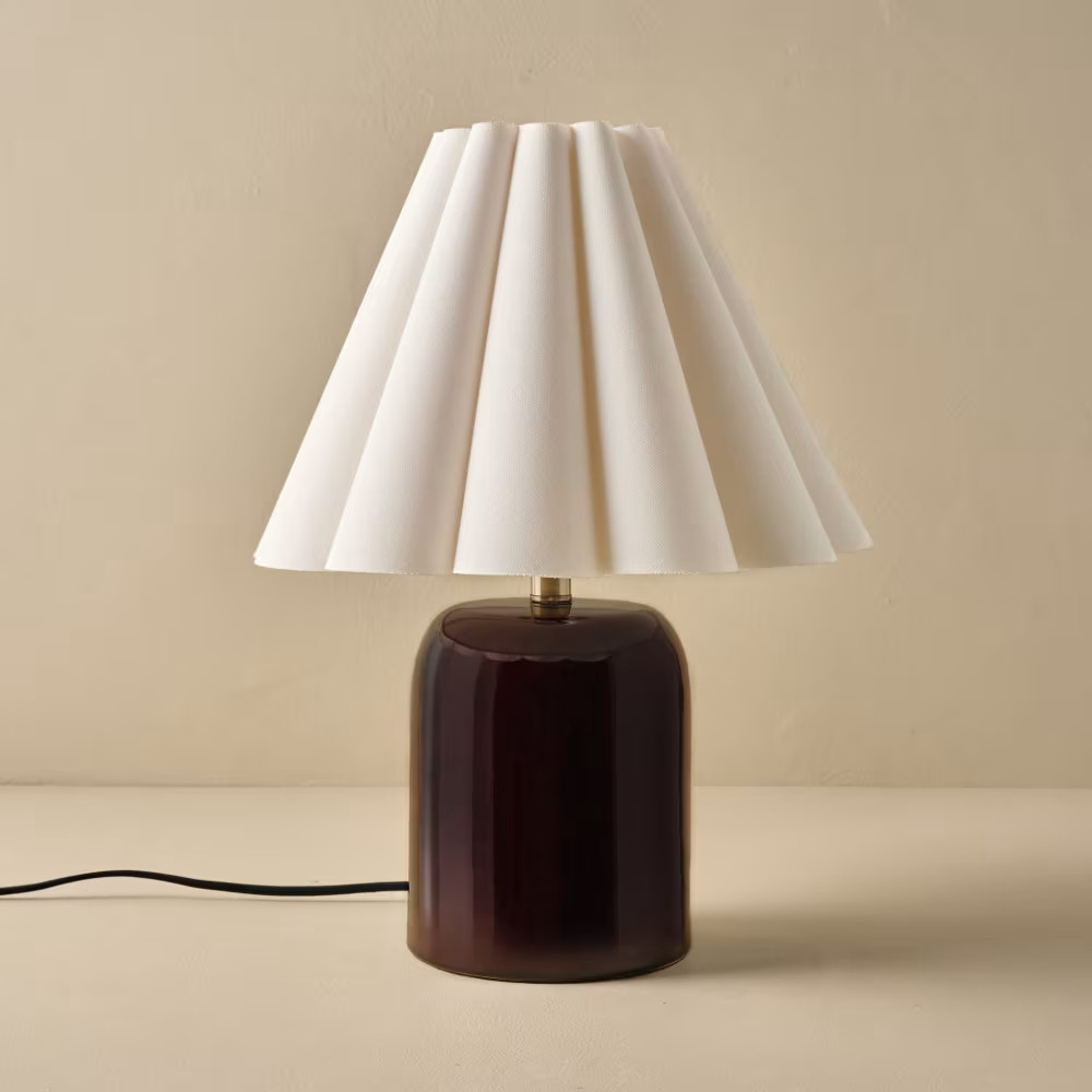 Farrah Table Lamp - Deep Burgundy | Magnolia