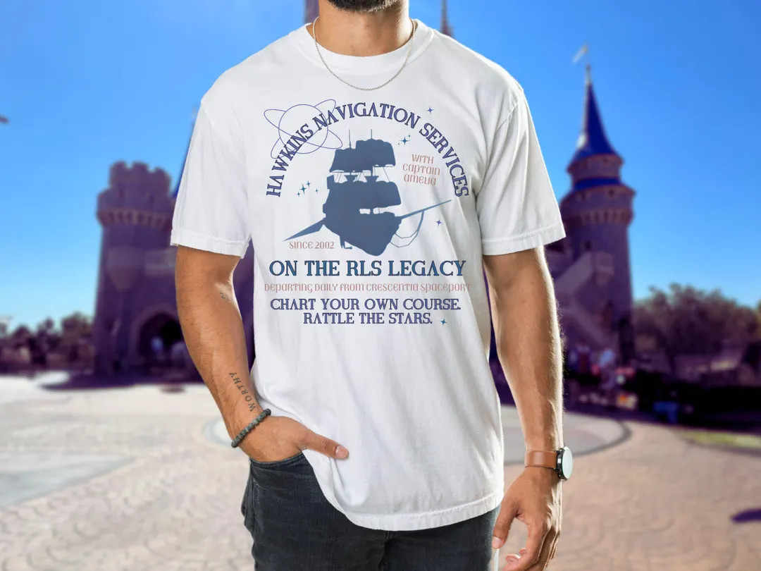 Treasure Planet Shirt: Jim Hawkins & Captain Amelia, Comfort Colors - Etsy | Etsy (US)