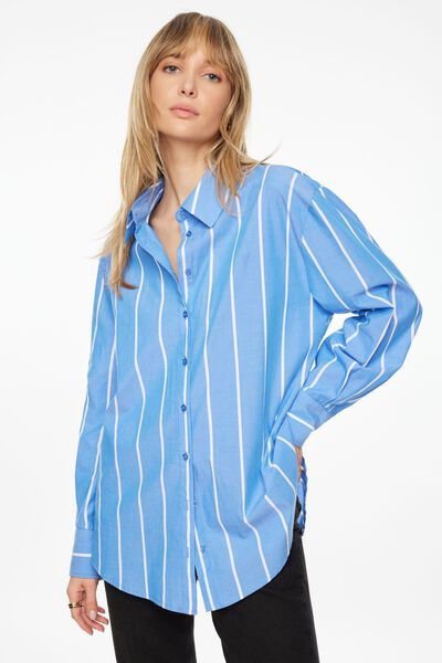 Denim Button Up ShirtPrice reduced from $59.95 to$59.95$40.00$28.00Extra 30% off applied | Dynamite Clothing