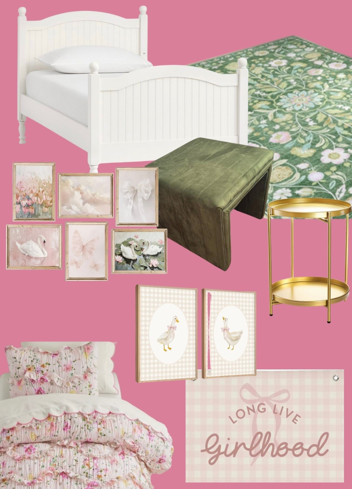 toddler girls room inspo