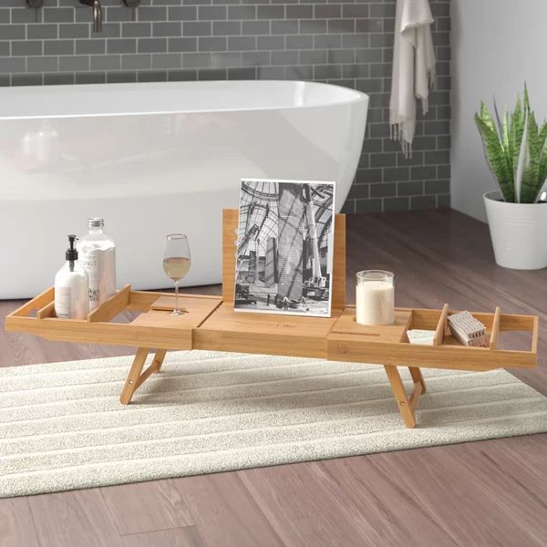 Beliveau Bamboo Bathtub Caddy Tray | Wayfair North America