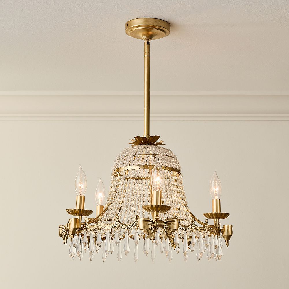 LoveShackFancy Crystal Chandelier | Pottery Barn Teen