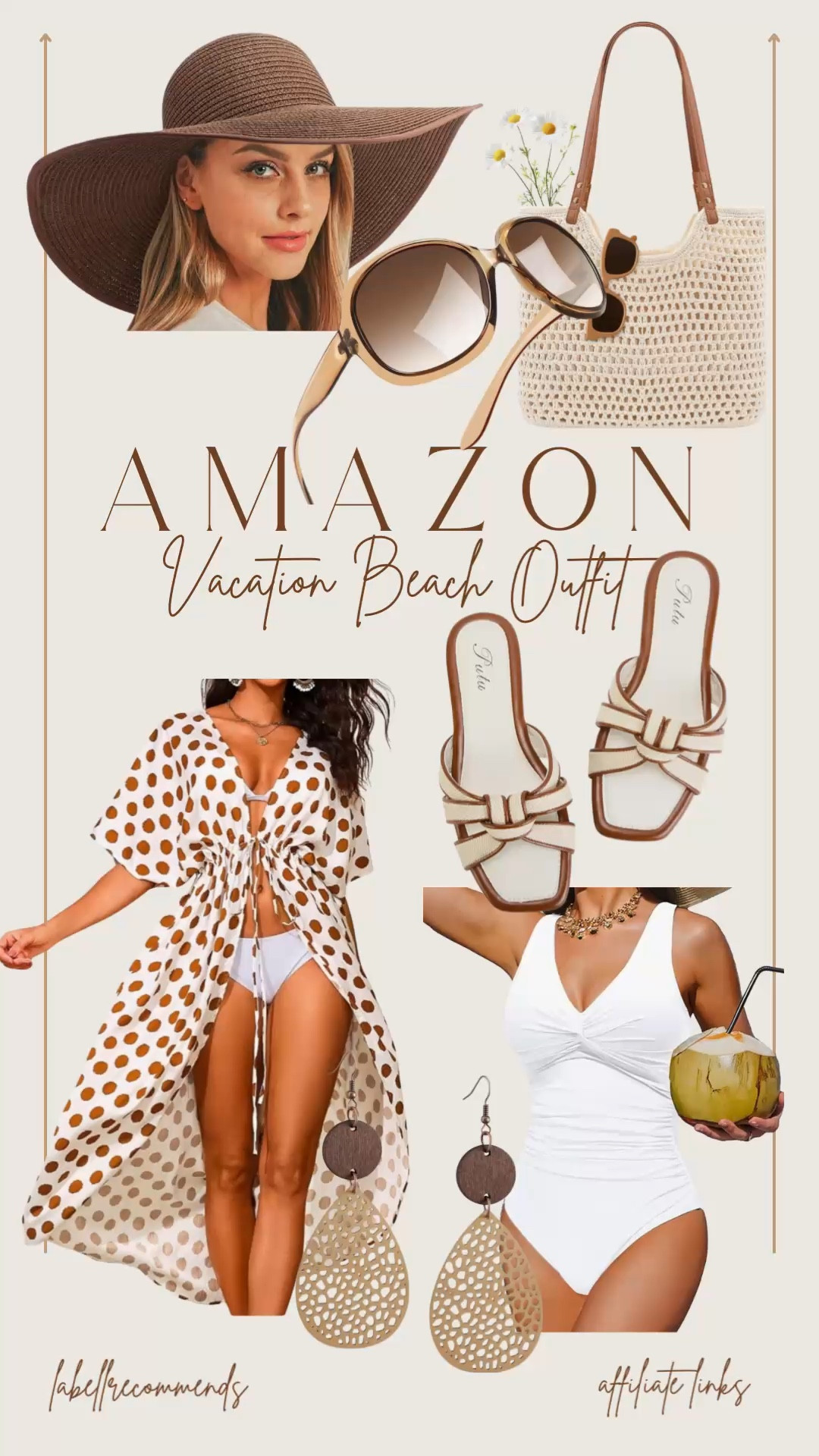 Beach vacation outfit idea featuring a flattering one-piece swimsuit, breezy cover up, sandals, oversized sunglasses, and a classic straw hat. Such an effortless, lightweight Amazon fashion find for resort days, tropical getaways, or poolside lounging.

#BeachVacationOutfit
#ResortWear
#VacationStyle
#SummerBeachOutfit
 
beach vacation outfit, vacation outfit ideas, resort wear outfit, tropical vacation outfit, poolside outfit, summer vacation outfit, summer beach outfit, travel outfit idea, Amazon vacation outfit, affordable vacation outfit, effortless summer outfit, chic resort outfit, lightweight summer outfit, travel friendly outfit, flattering swimsuit outfit, beach coverup outfit, summer outfit idea, Amazon summer dress, vacation must have outfit, elevated casual outfit


#LTKSeasonal #LTKTravel #LTKSwim