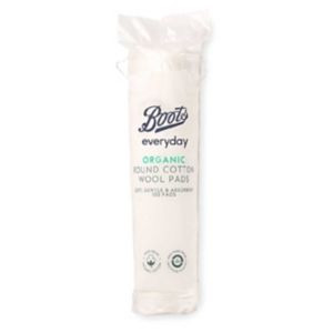 Boots Everyday Organic Cosmetic Round Cotton Wool Pads 100 pads - Boots | Boots.com